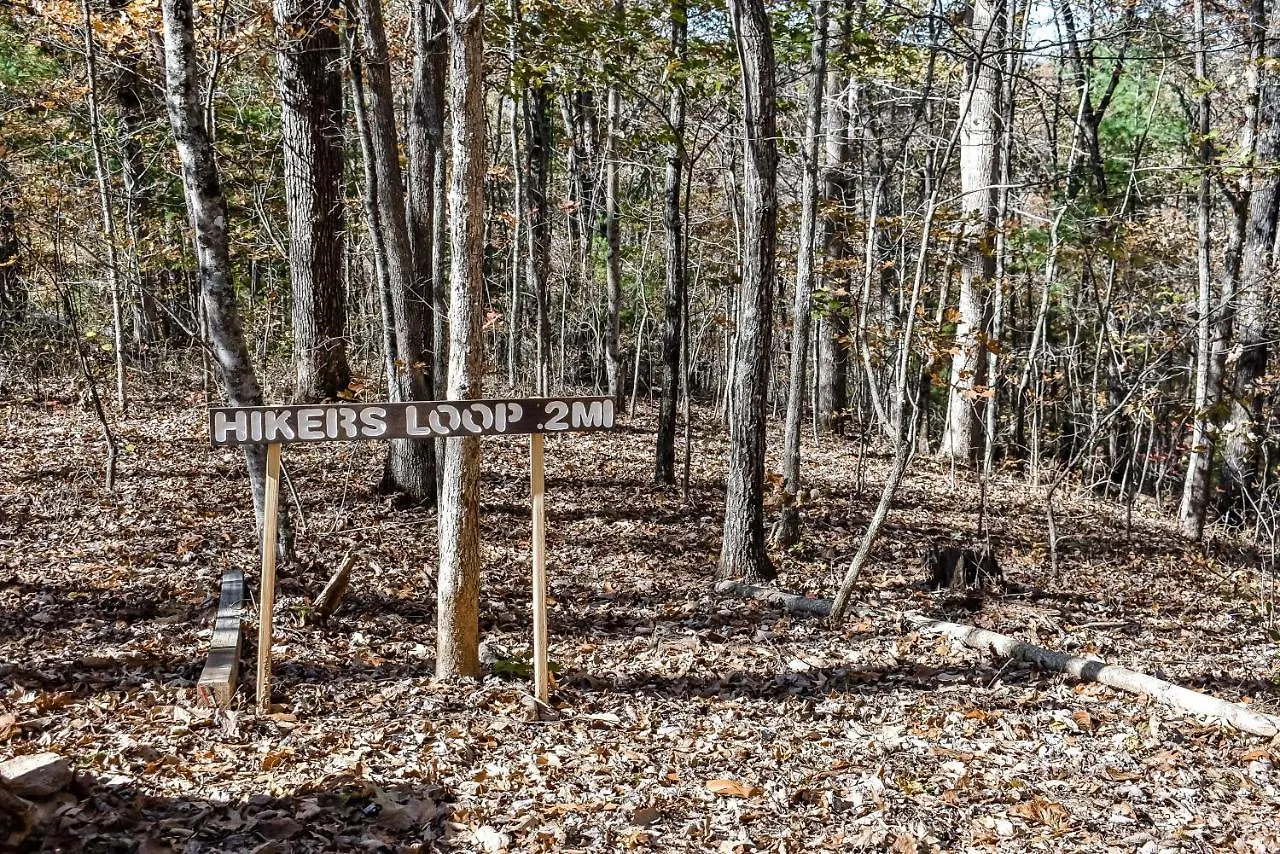 Hikers Crossing Blue Ridge