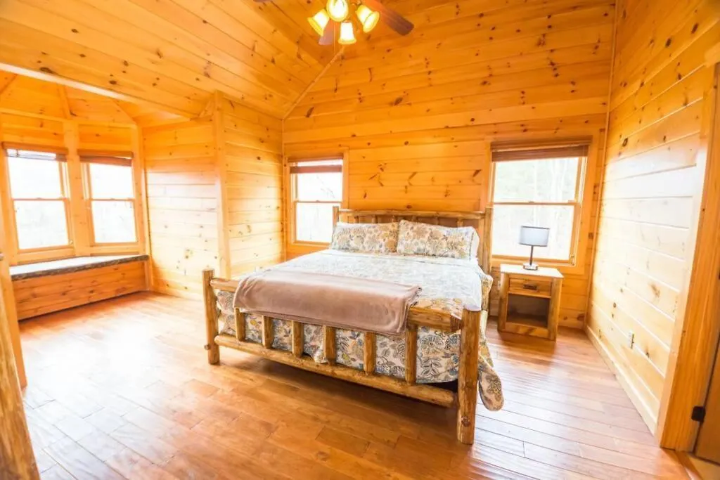 別荘 Christmas Lodge-secluded Near Downtown ブルーリッジ山脈