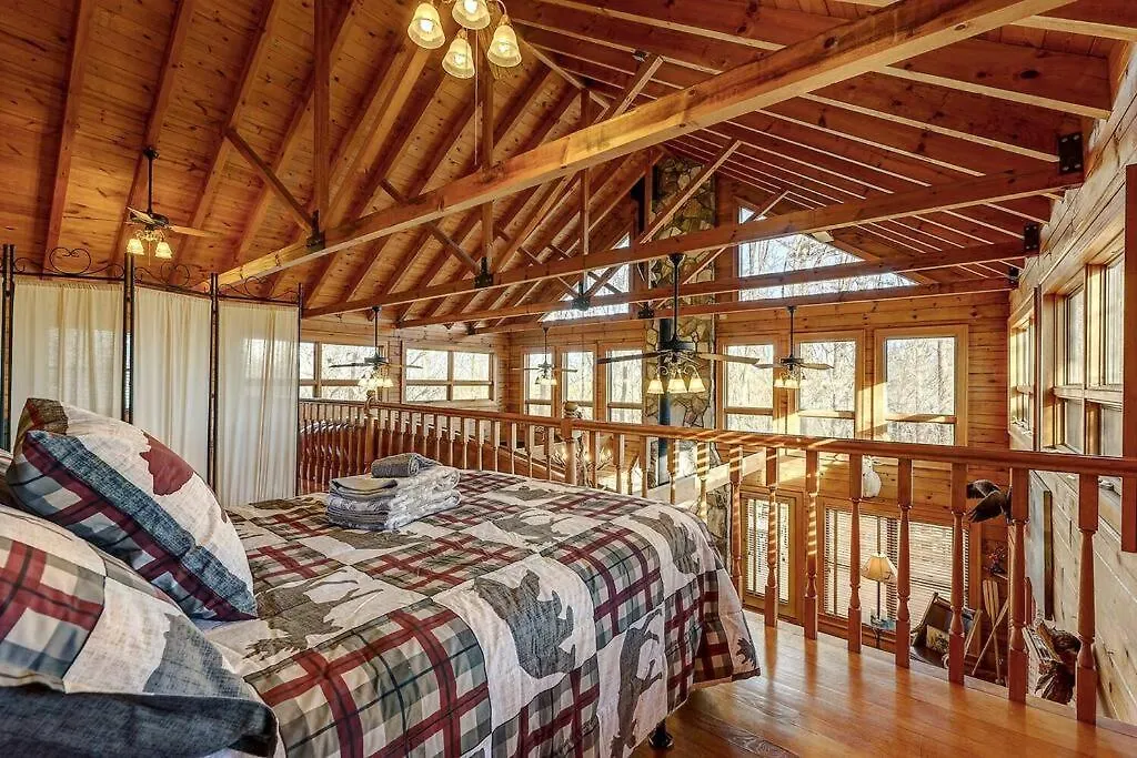 Bliss- Spacious Cabin, Pets, Hot Tub! Holiday home Blue Ridge