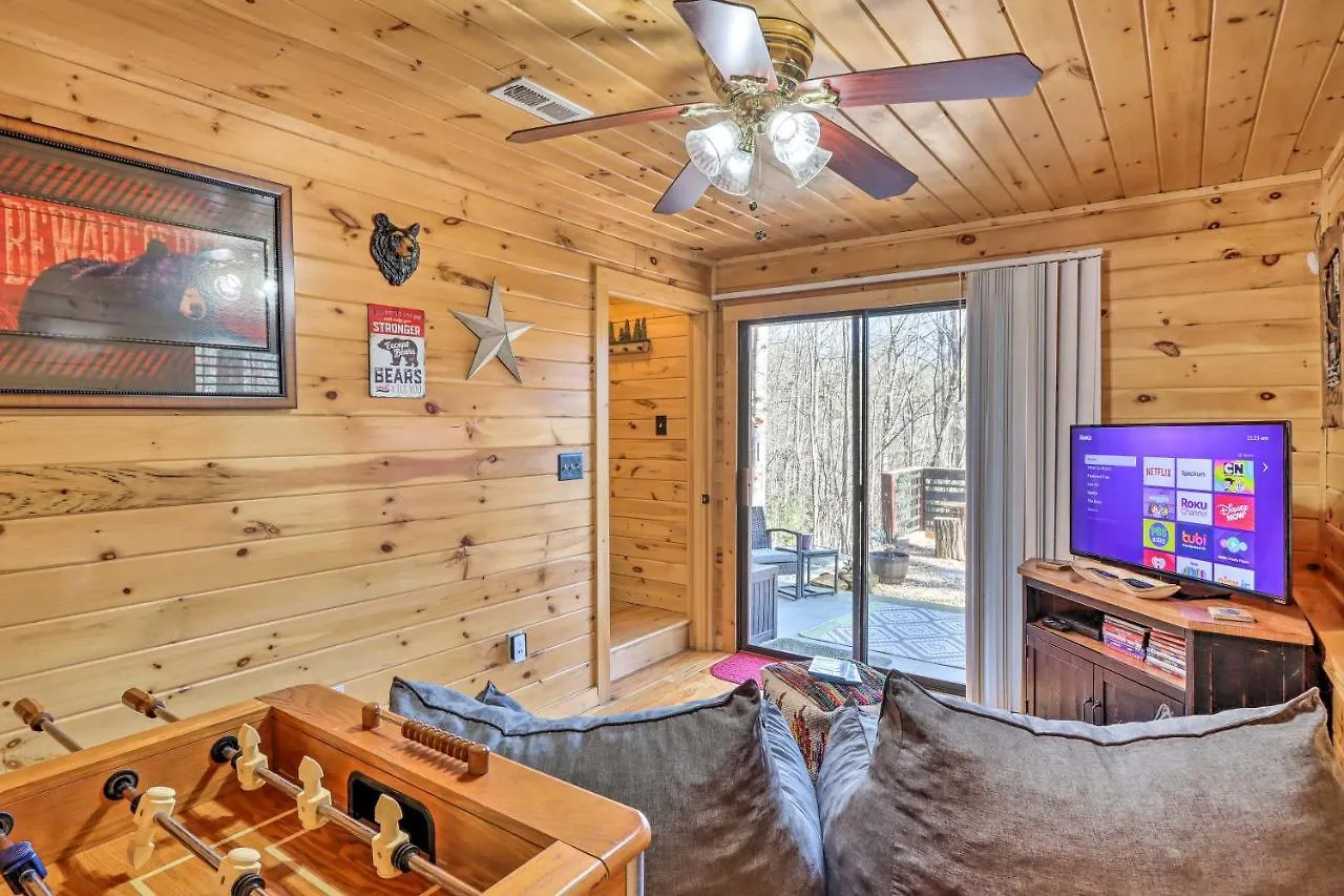 Log With Hot Tub And Game Room! Blue Ridge