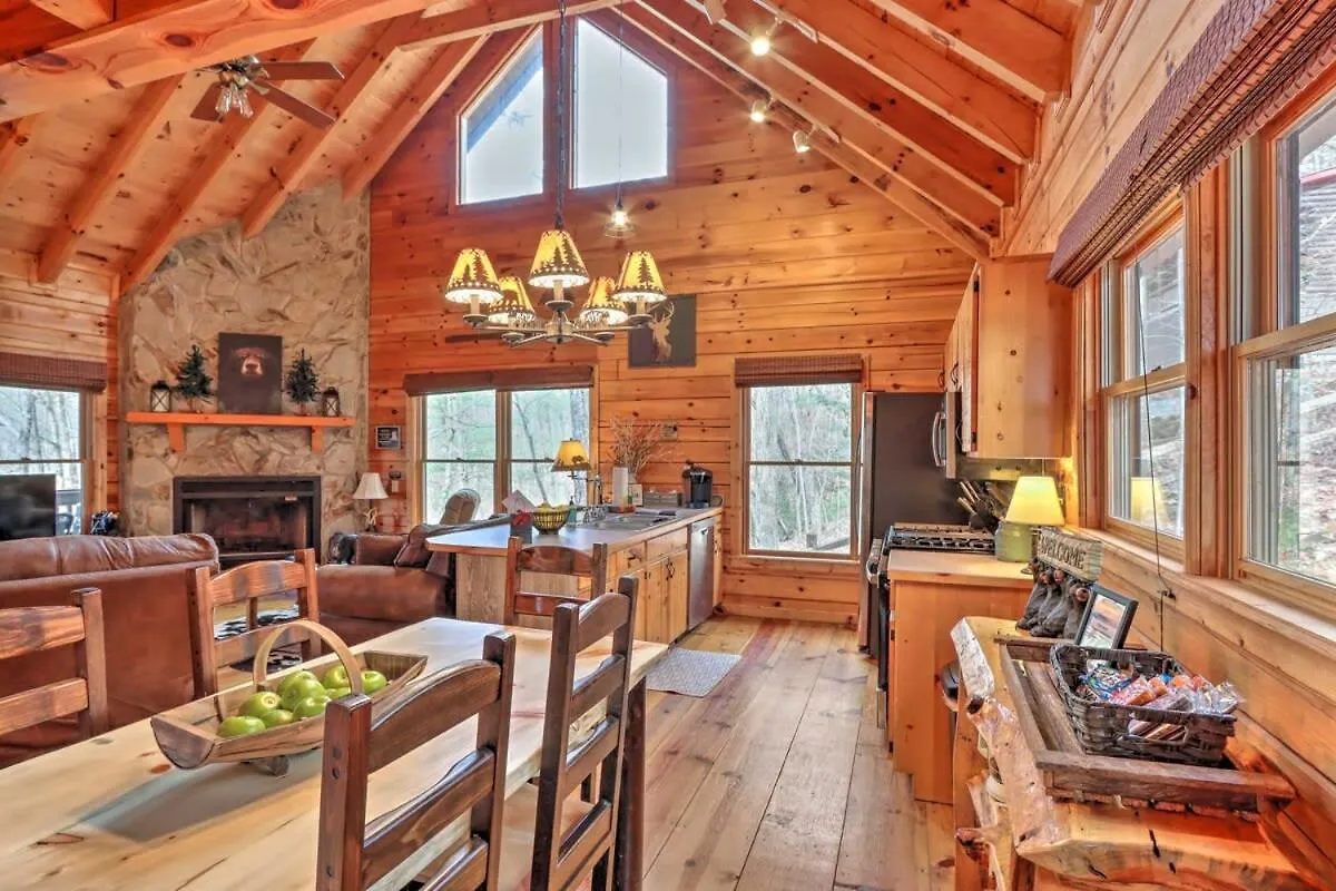 Pet-friendly Mountain Retreat Fire Pit Hot Tub Blue Ridge