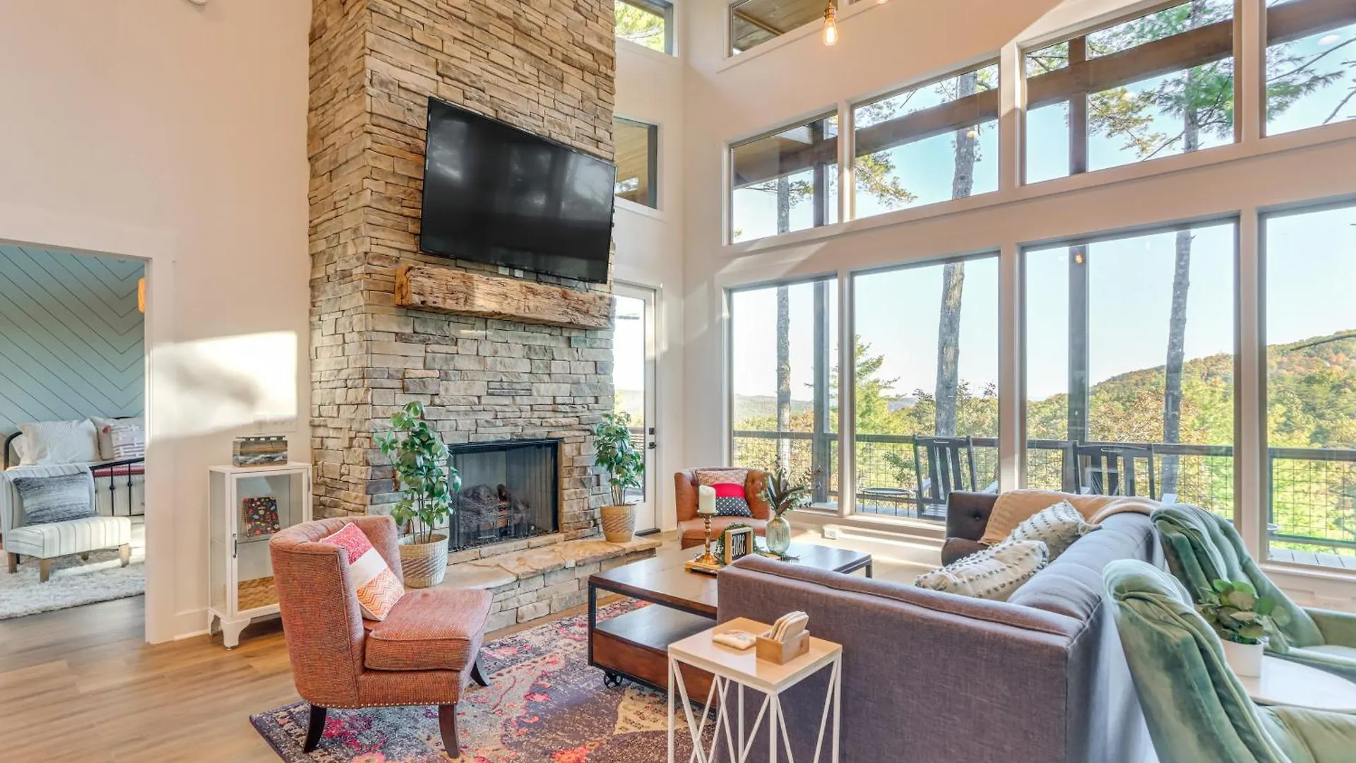 Modern Mtn With Deck And Views In Blue Ridge! Holiday home *