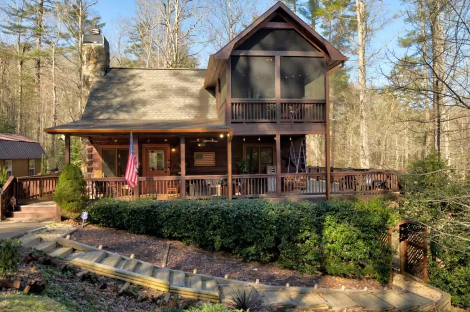 Eagles Landing - Family Friendly Mountain - Private Hot Tub, Game Room, Screened Decks, Outdoor Fire Pit - Blue Ridge, Ga Blue Ridge