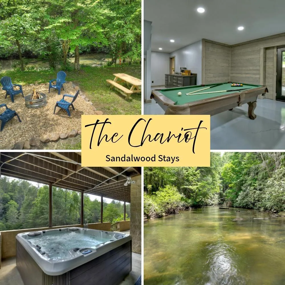 Holiday home The Chariot - Creek Front With Hottub, Fire Pits, Billiards, Ev Charger - Sandalwood *