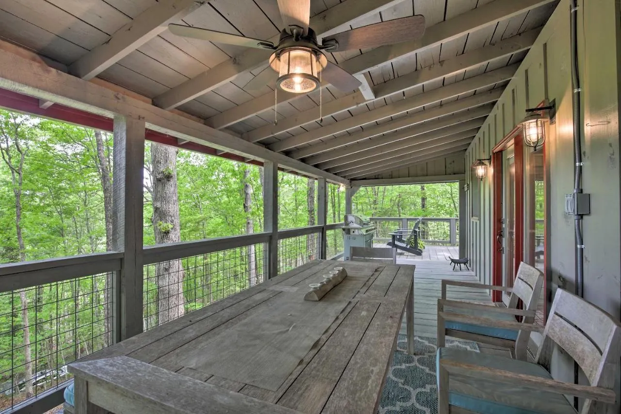 Tatil Evi Serene Cabin Getaway With 2 Decks And Mountain Views! Blue Ridge
