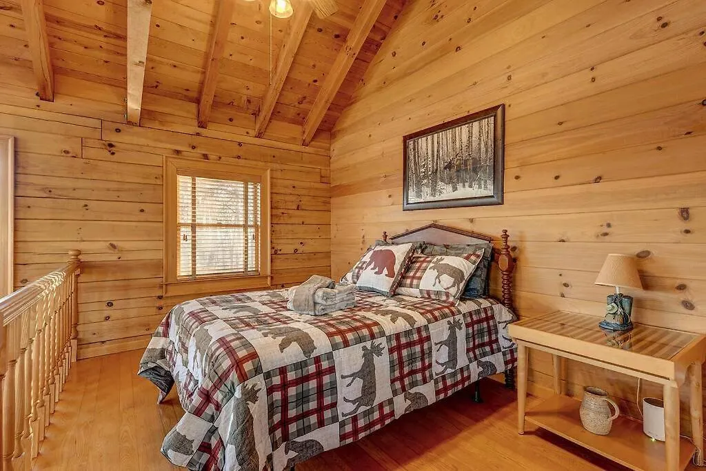 Semesterbostad Bliss- Spacious Cabin, Pets, Hot Tub! Blue Ridge
