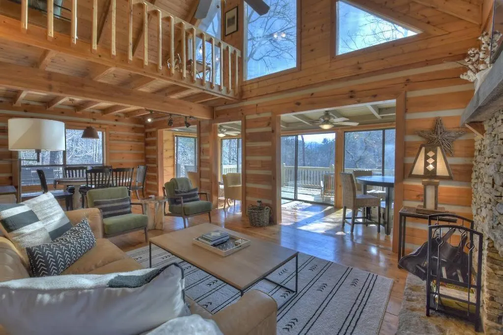 Waywish Waterfront In Mountains Blue Ridge