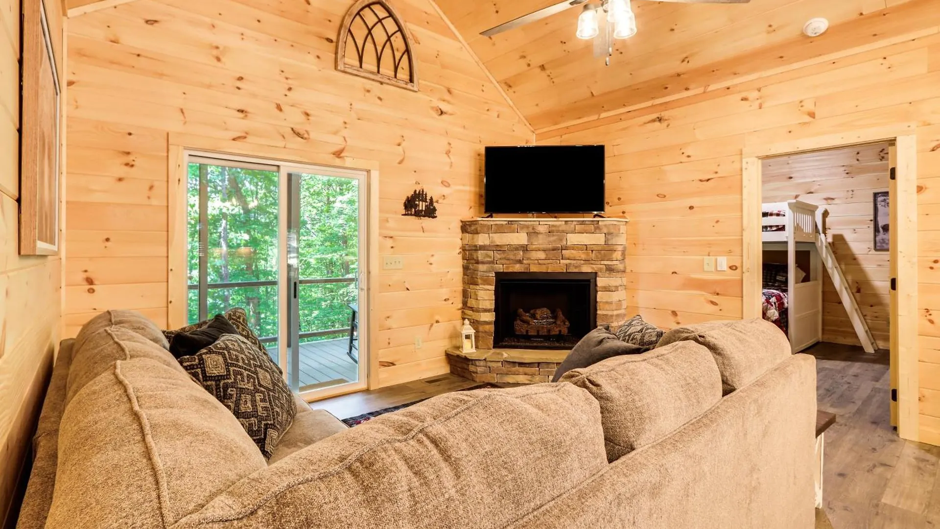 Peaceful Cabin, Forest View And Fireplace Feriehus *