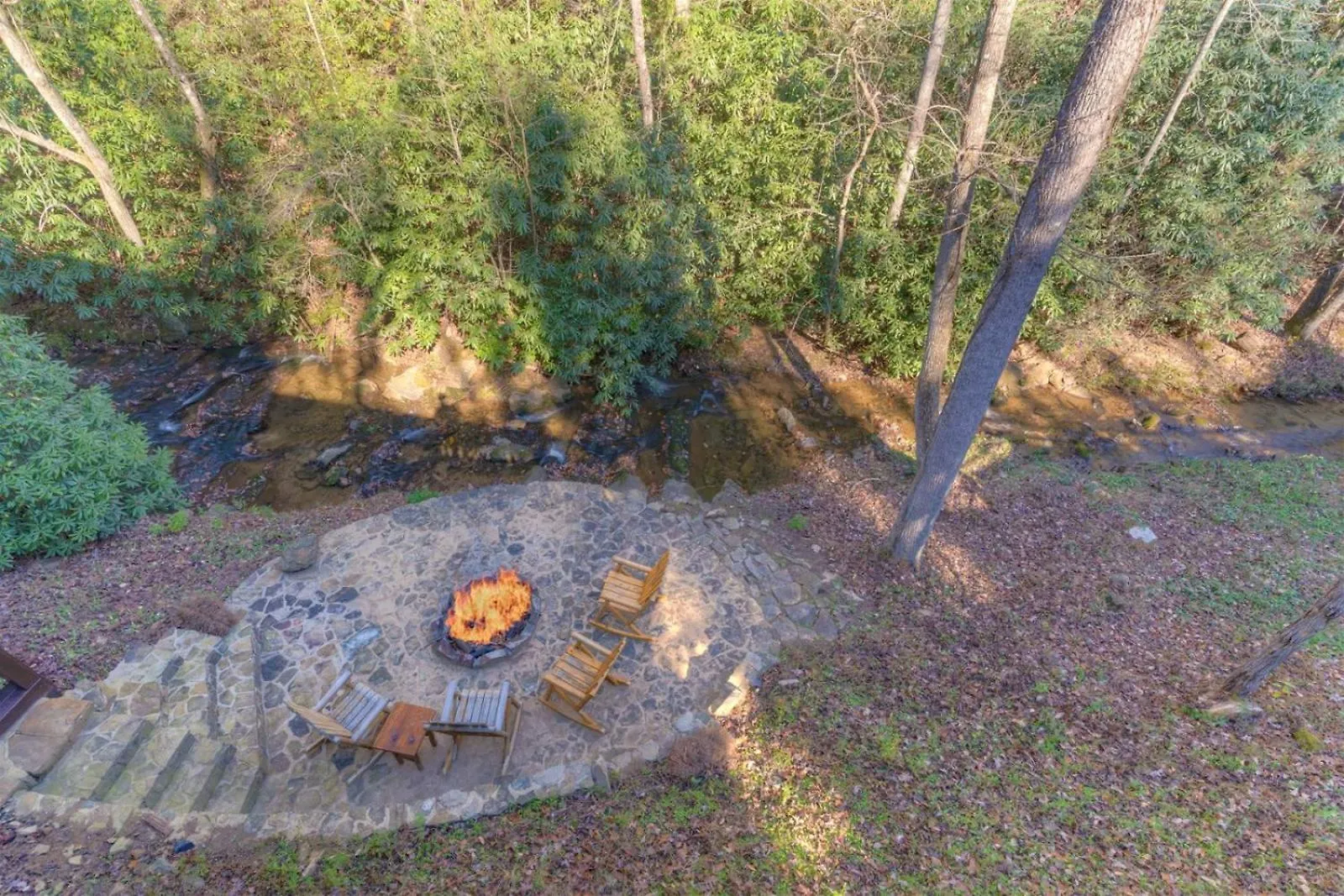 بيت للعطل Rushing Waters - Creekside In North Ga *
