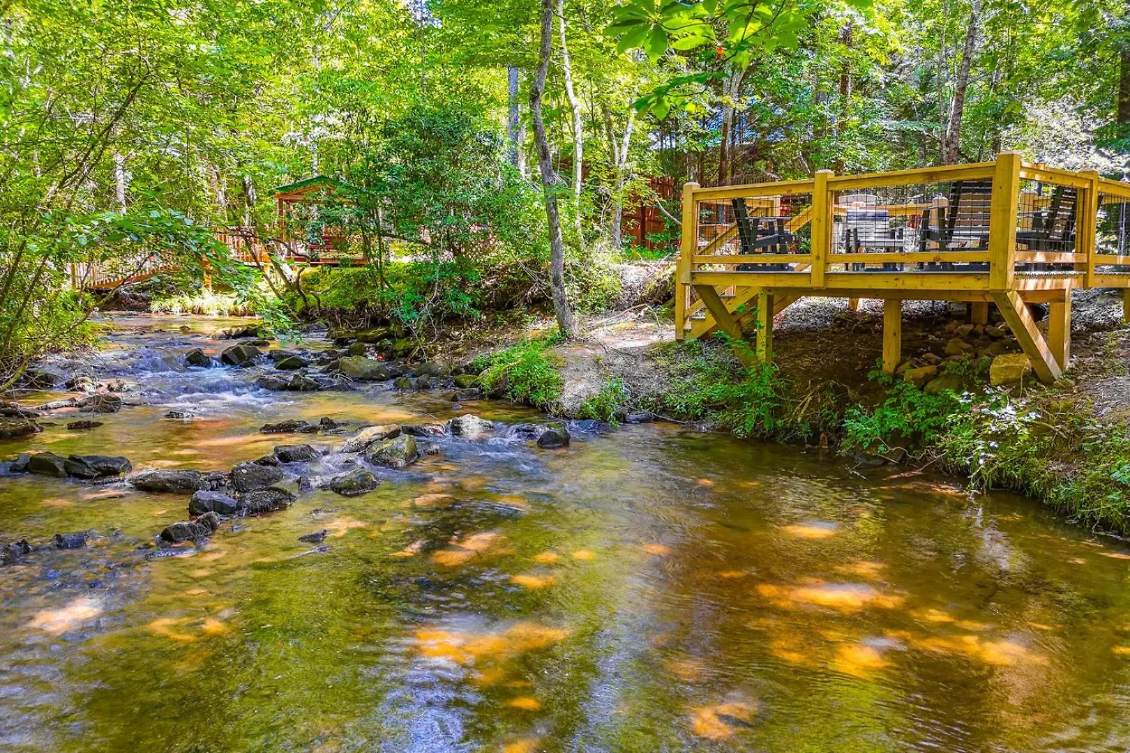 Σπίτι διακοπών Drifting Feather Mountain Waterfront Deck Blue Ridge